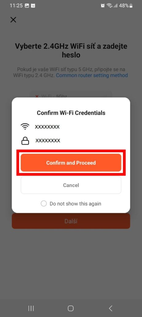 Ruční párování chytré WiFi LED žárovky ORANŽOVKY s mobilní aplikací Tuya Smart