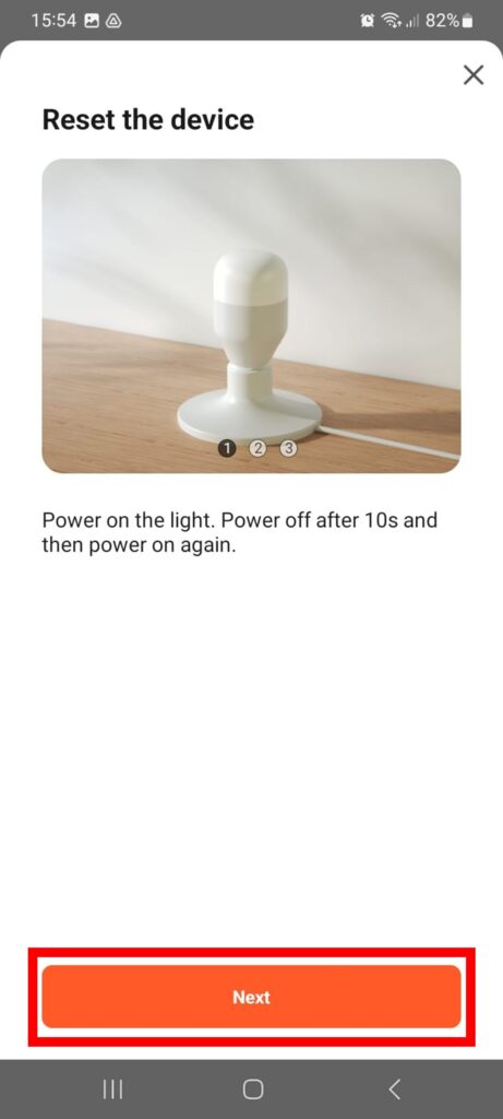 Resetování a ruční párování hytré WiFi LED žárovky ORANŽOVKY s mobilní aplikací Tuya Smart