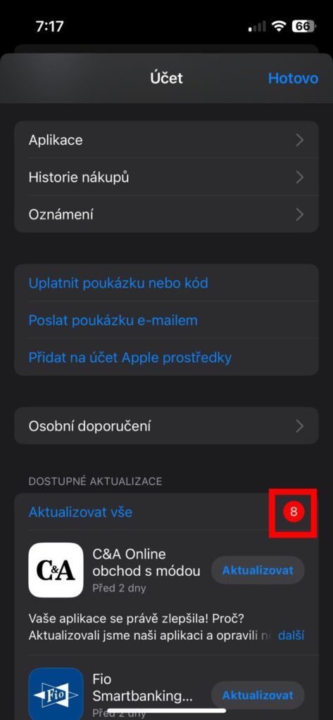 Aktualizace aplikace Tuya – Smart Life, Smart Living v systému iOS